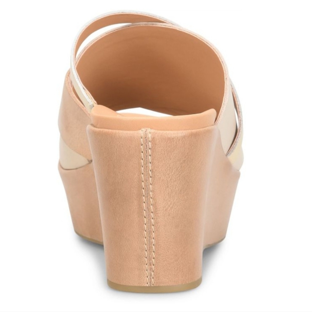 NIB Kork-Ease Addie Color Block Wedge Sandal, Womens 7 - Picture 7 of 7